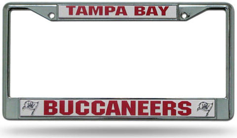 Chrome License Plate Frame - Tampa Bay Buccaneers