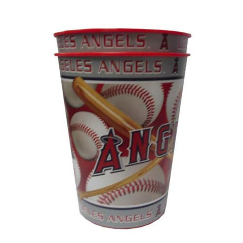 Majestic MLB Anaheim Angels 16-Ounce Plastic Cup 2-Pack