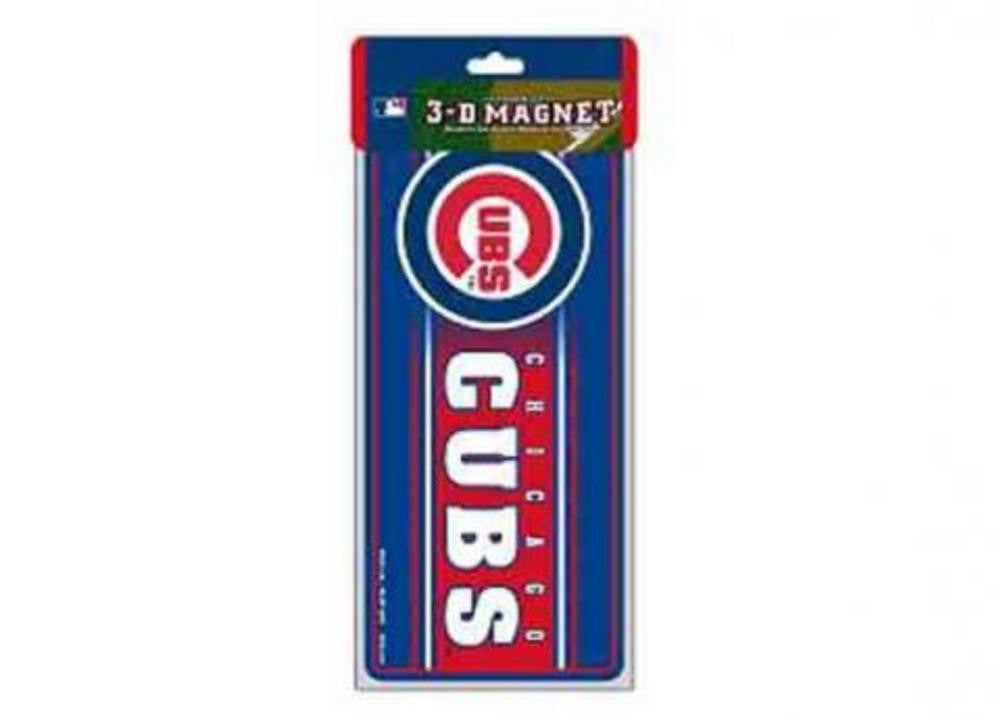 Majestic MLB Chicago Cubs 8-Inch 3D Logo Magnet