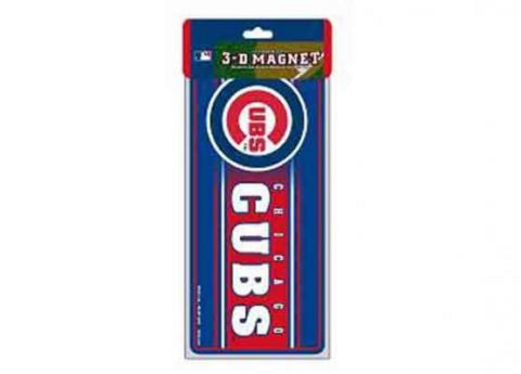 Majestic MLB Chicago Cubs 8-Inch 3D Logo Magnet