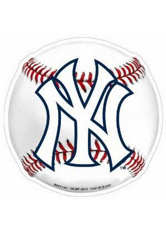 Majestic MLB New York Yankees 6-Inch 3D Ball Magnet