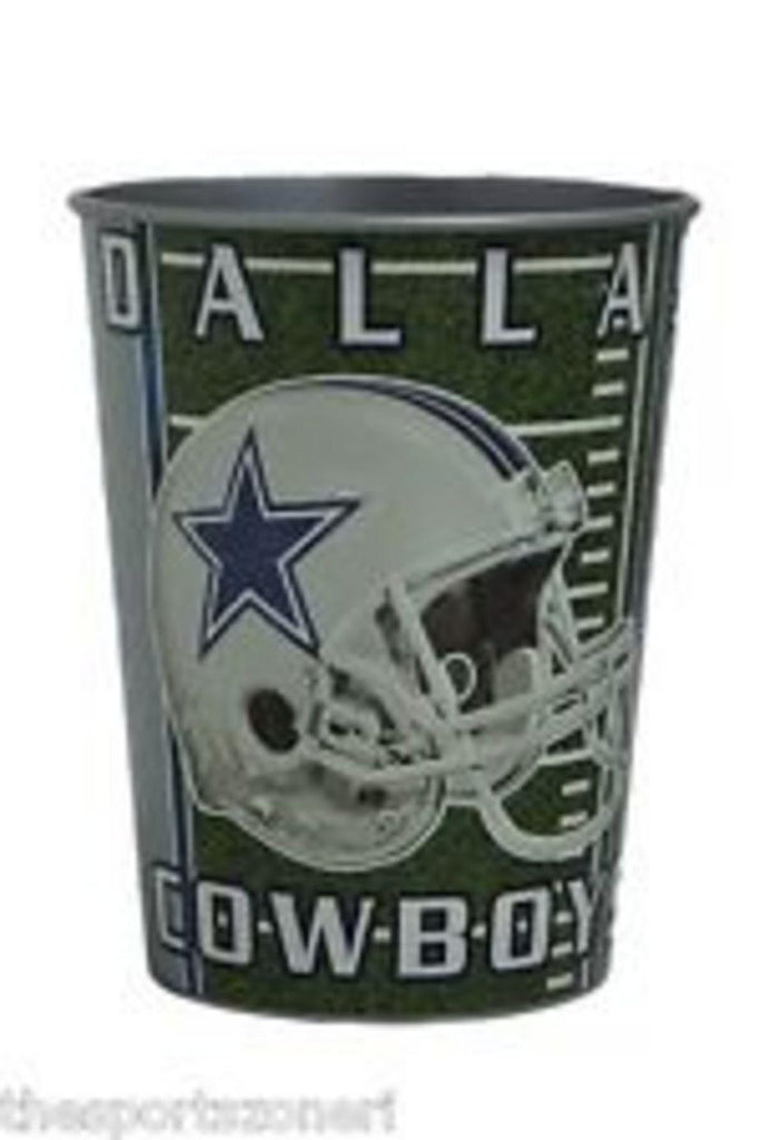 Majestic NFL Dallas Cowboys 16-Ounce Plastic Cup 2-Pack