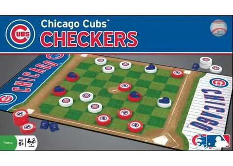 Masterpieces Checkers - MLB Chicago Cubs