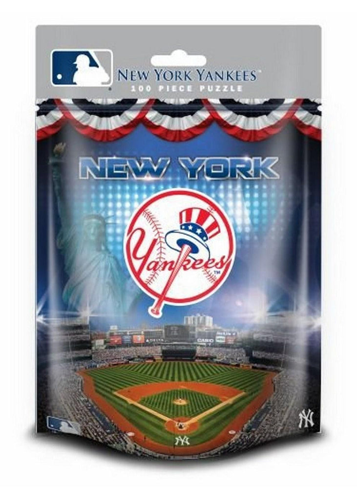 Masterpieces 100-Piece Pouch Puzzel - MLB New York Yankees