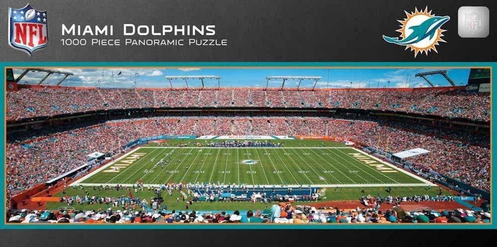 1000 Piece Stadium Puzzle - Miami Dolphins