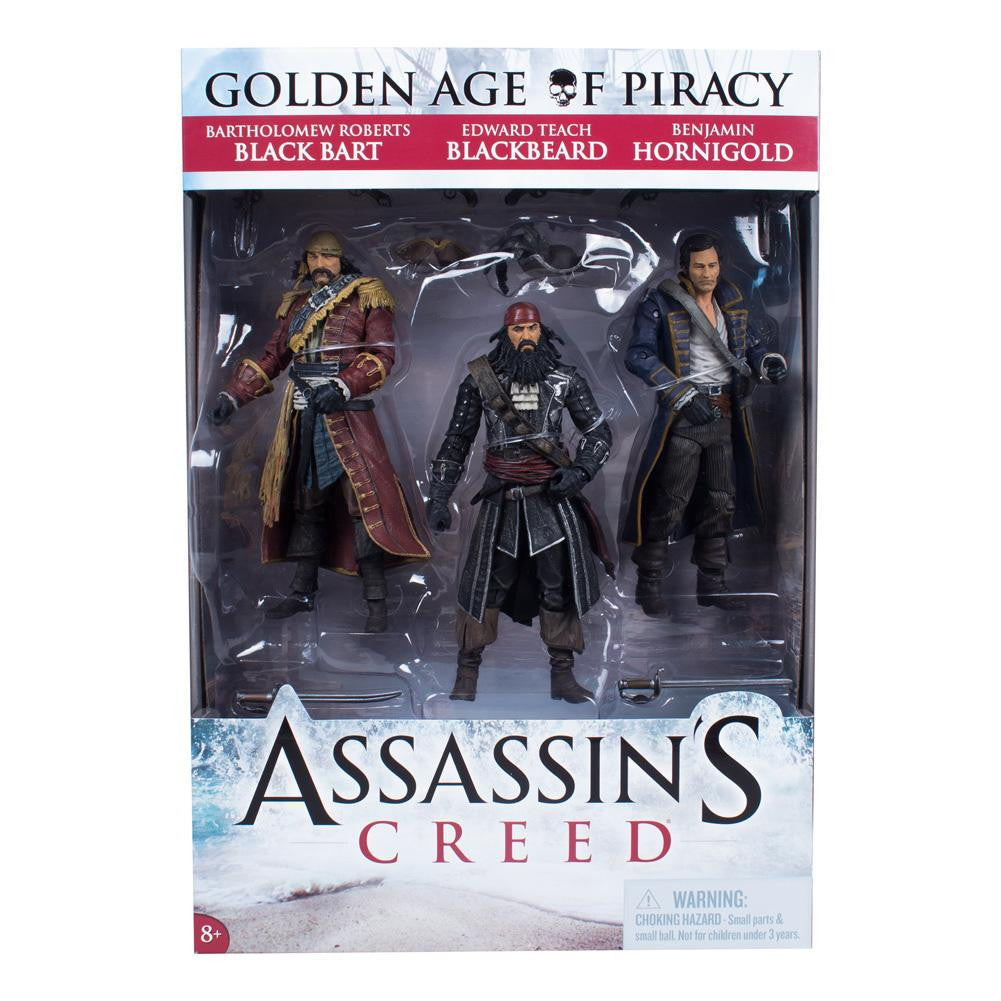 McFarlane Toys Series 1 Assassin's Creed Pirate Action Figure  3-Pack