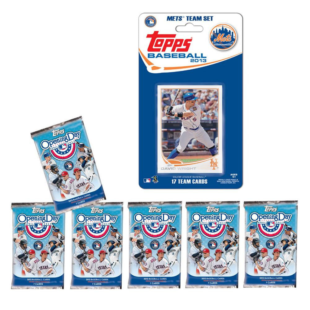 Topps 2013 New York Mets Team Set Kit With Topps MLB packs