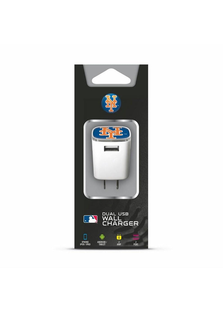 Mizco MLB New York Mets Universal AC Big Logo Wall Charger