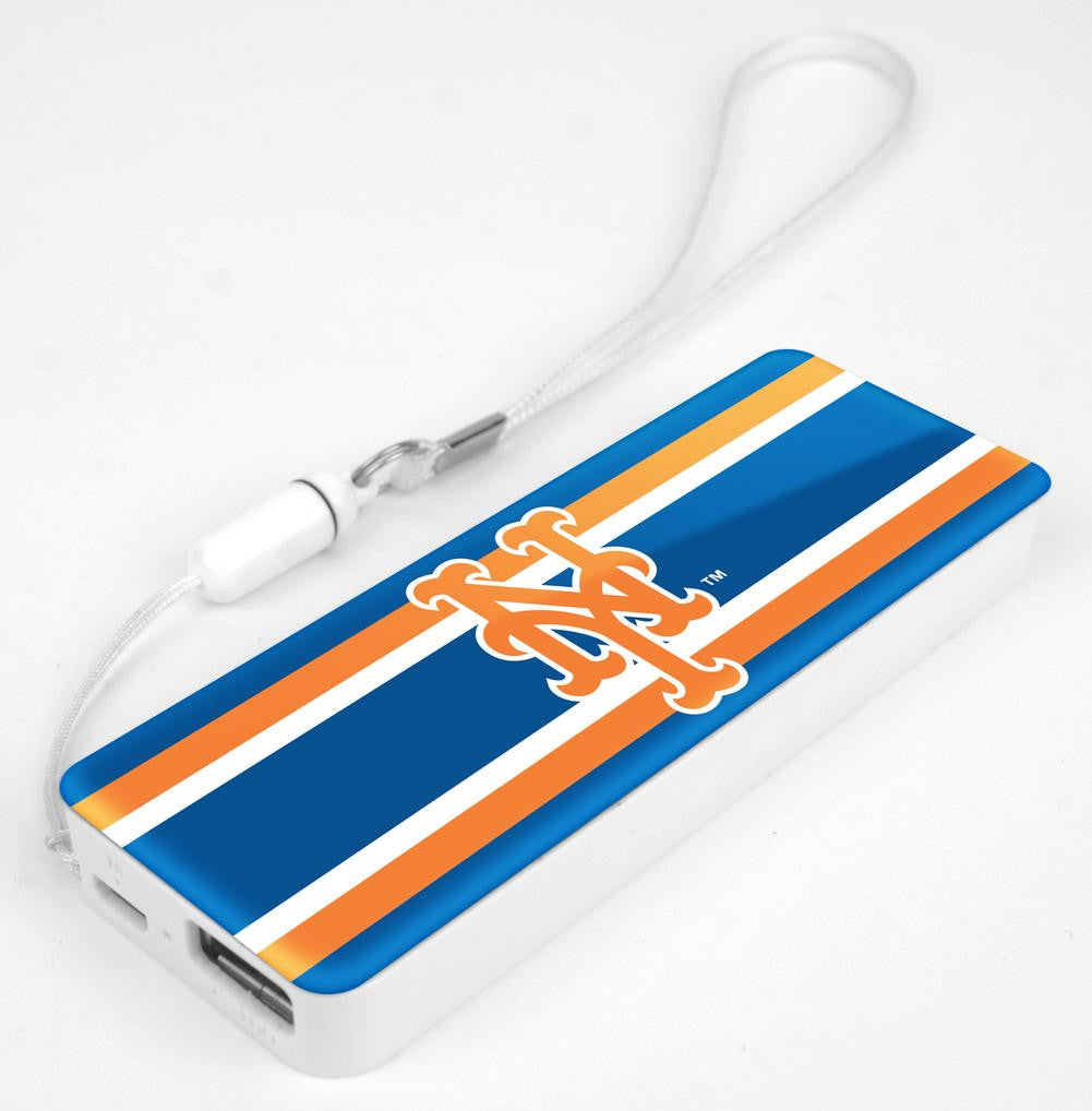 Mizco MLB New York Mets 3K Slim Power Bank Powerbar