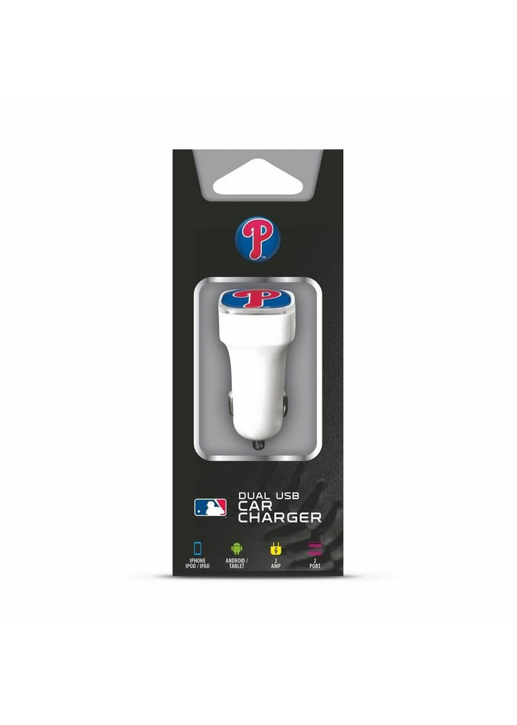 Mizco MLB Philadelphia Phillies Universal Big Logo Car Charger Phi