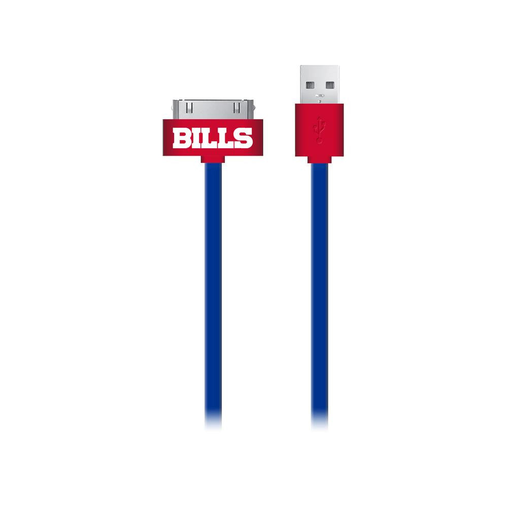 Mizco NFL Buffalo Bills Apple 30-Pin Cable