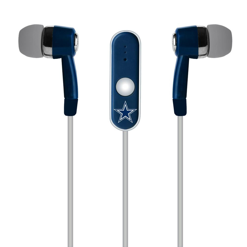 Mizco NFL Dallas Cowboys Hands-Free Earbuds