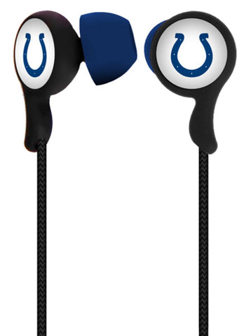 Mizco NFL Indianapolis Colts Armor Stereo Handsfree Earbuds
