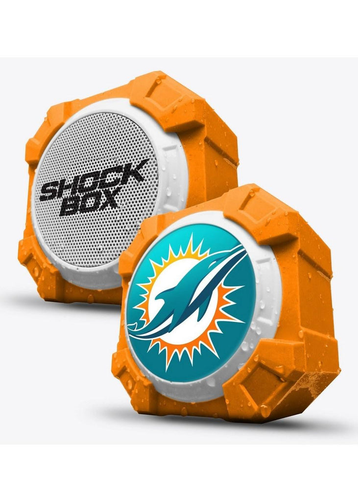 Mizco NFL Miami Dolphins Shockbox Bluetooth Speaker