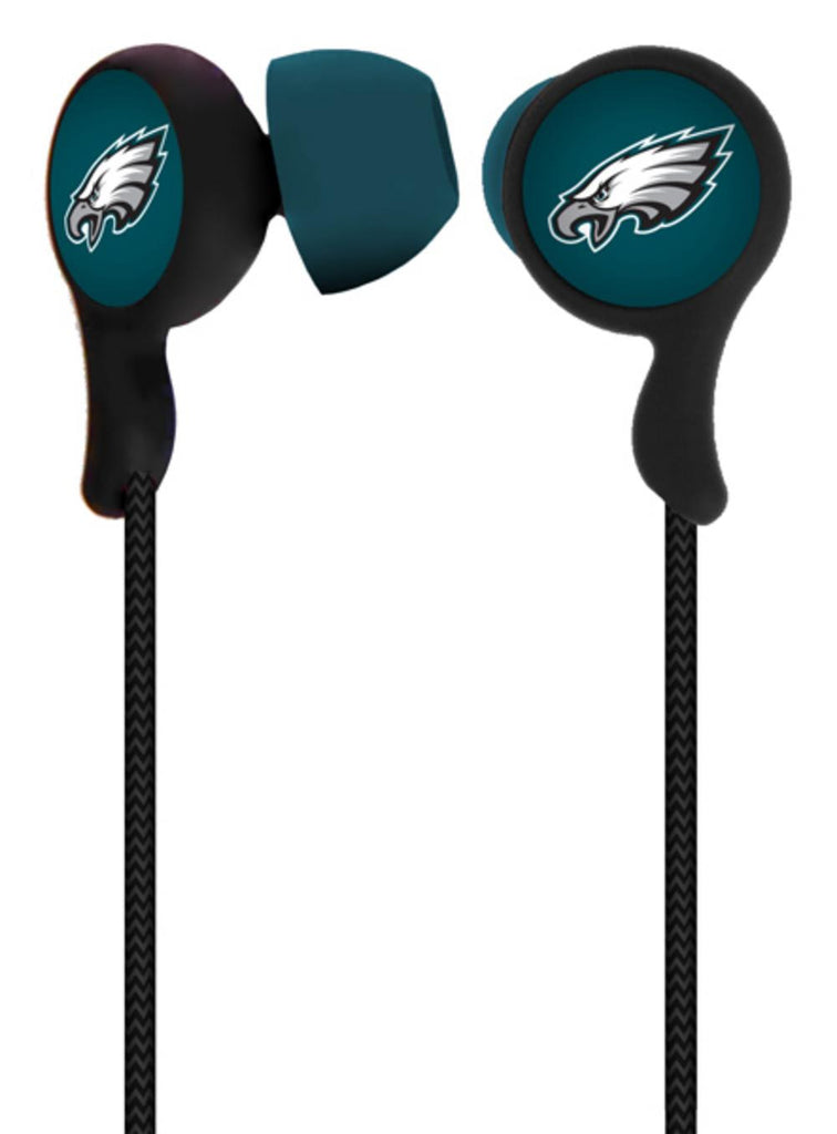 Mizco NFL Philadelphia Eagles Armor Stereo Handsfree Earbuds