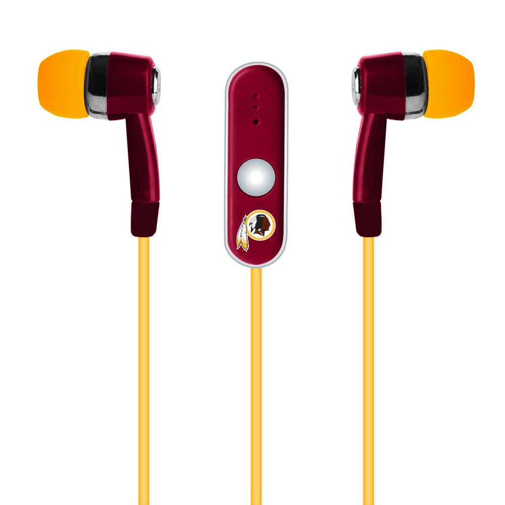 Mizco NFL Washington Redskins Hands-Free Earbuds