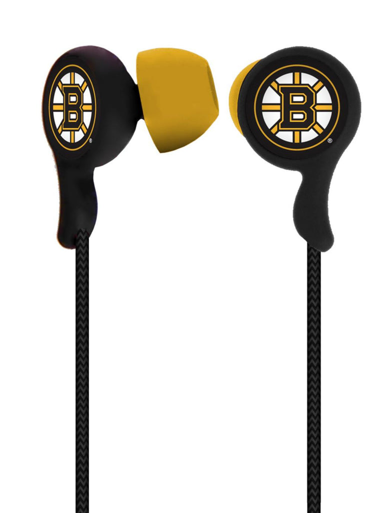 Mizco NHL Boston Bruins Armor Stereo Handsfree Earbuds Boston