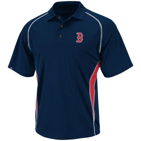 Boston Red Sox Athletic Advantage Synthetic Polo Size Large