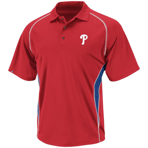 Philadelphia Phillies Athletic Advantage Synthetic Polo Large