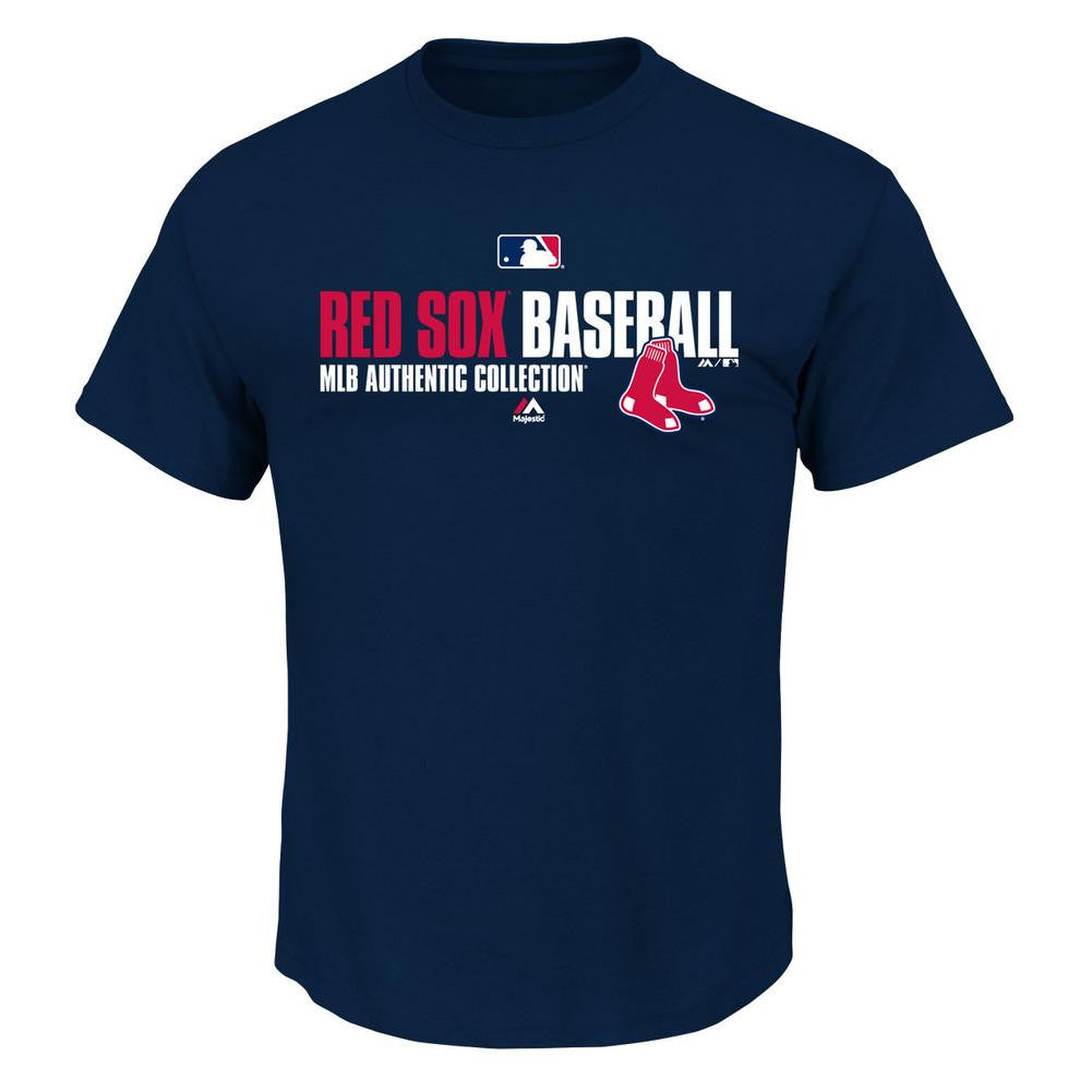 Majestic MLB Boston Red Sox Navy Team Favorite Tee - Large