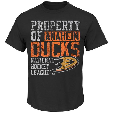 Majestic Anaheim Ducks Double Minor T-Shirt - Black  Large
