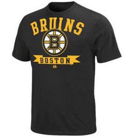 NHL Boston Bruins Men's Tape to Tape Short Sleeve Shirt  2X Large
