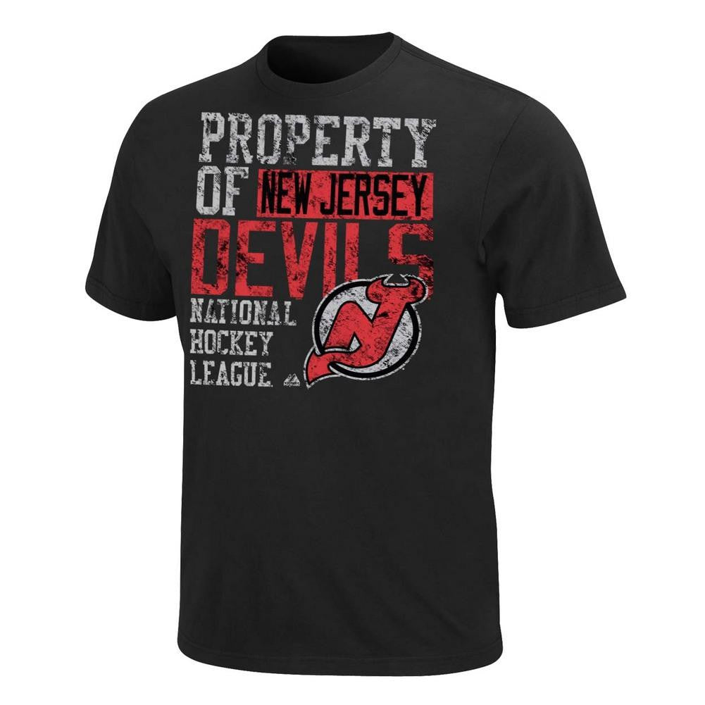 Majestic New Jersey Devils Double Minor T-Shirt - Black  Medium