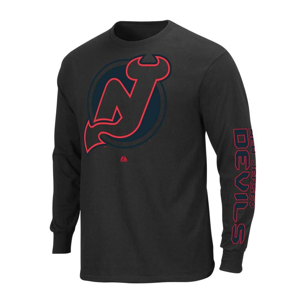 NJ DEVILS LONG SLEEVE MENS TEE MD