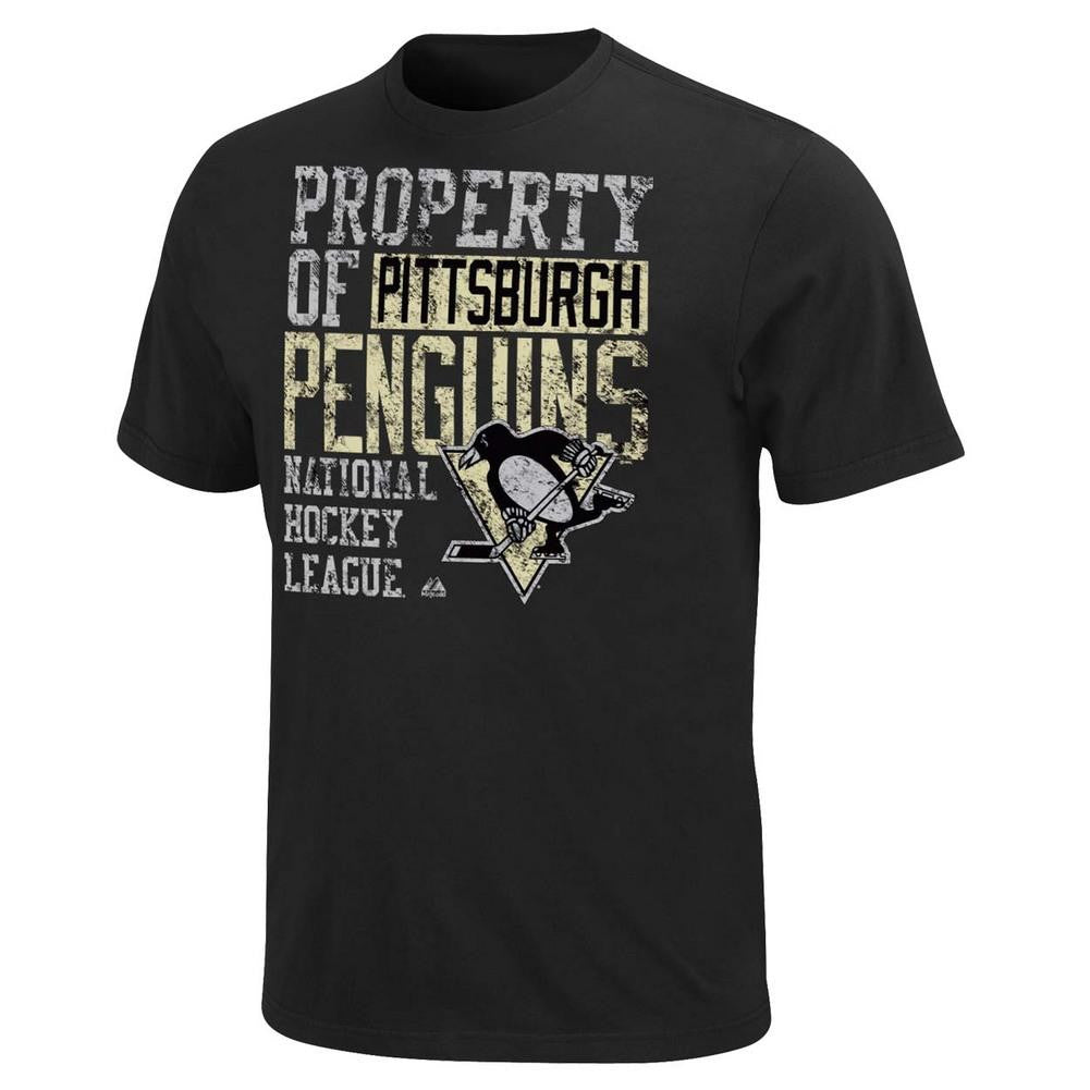 Pittsburgh Penguins Double Minor T-Shirt - Black  Large