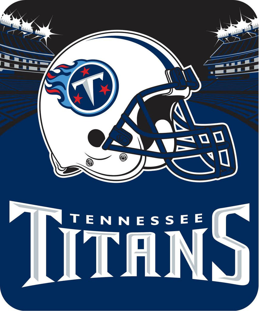 NFL Tennessee Titans Micro Raschel Plush Throw Blanket  Livin Large Design