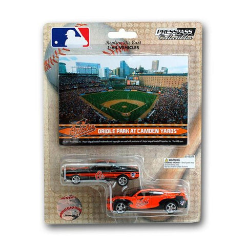 PressPass MLB Baltimore Orioles 2-Pack Diecast Cars
