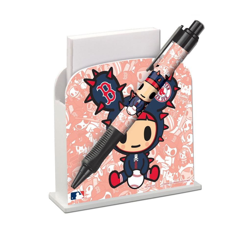 Tokidoki MLB Boston Red Sox Stationery Desk Caddy With Pen