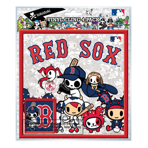Tokidoki MLB Boston Red Sox 4-Pack Vinyl Clings