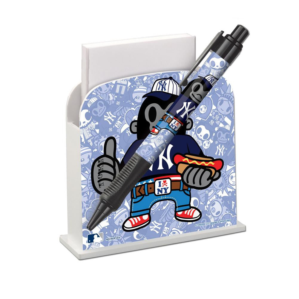 Tokidoki MLB New York Yankees Stationery Desk Caddy With Pen