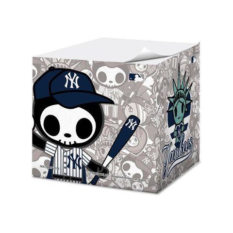 Tokidoki Sticky Note Cube  MLB New York Yankees