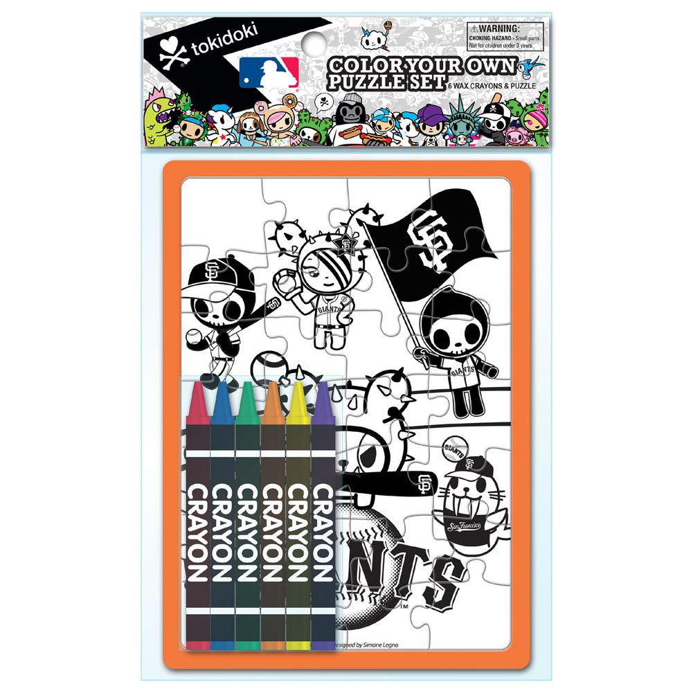 Tokidoki Color Your Own Puzzle - MLB San Francisco Giants