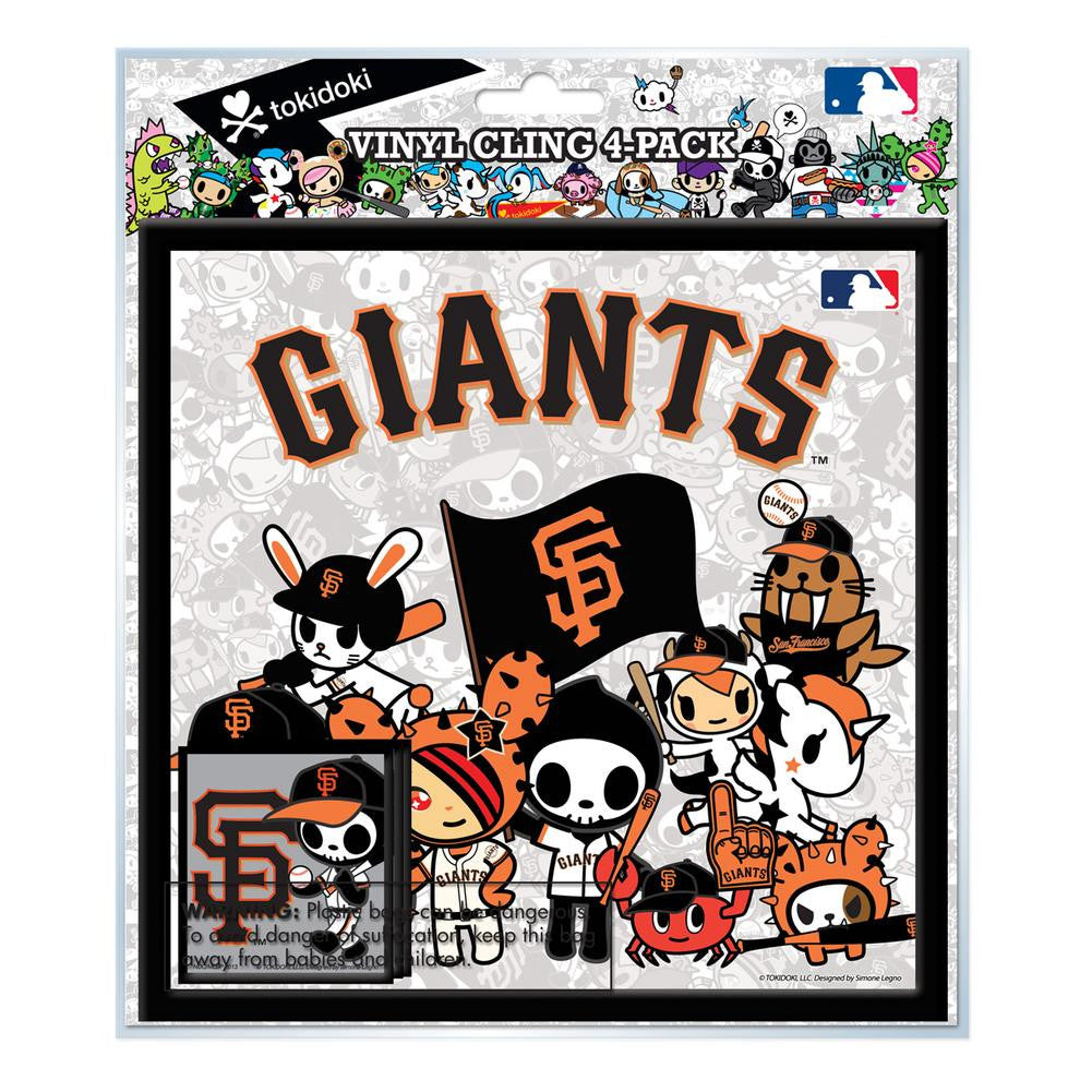 Tokidoki MLB San Francisco Giants 4-Pack Vinyl Clings
