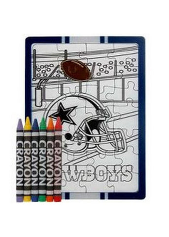 NFL Dallas Cowboys Color Your Own Puzzle