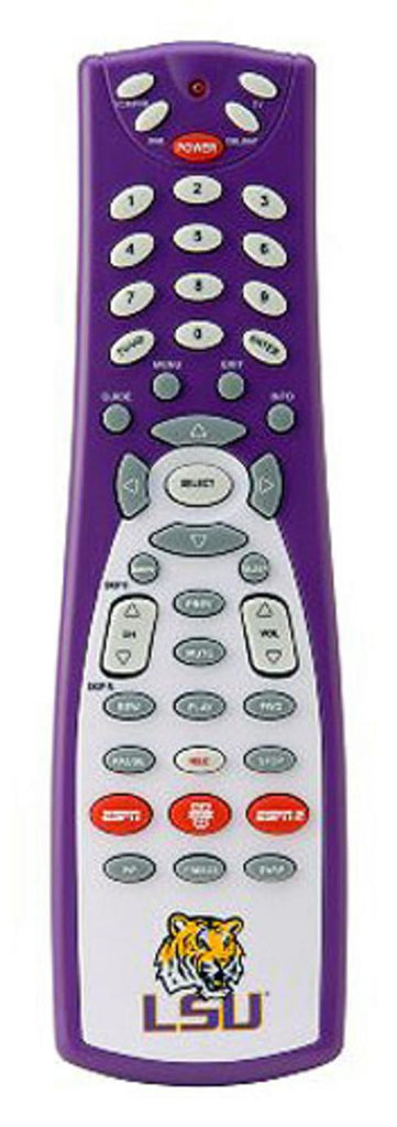 GameChanger 00014 LOUISIANA STATE UNIVERSITY Logo and Colors on ESPN-Enabled Button Universal Remote Control