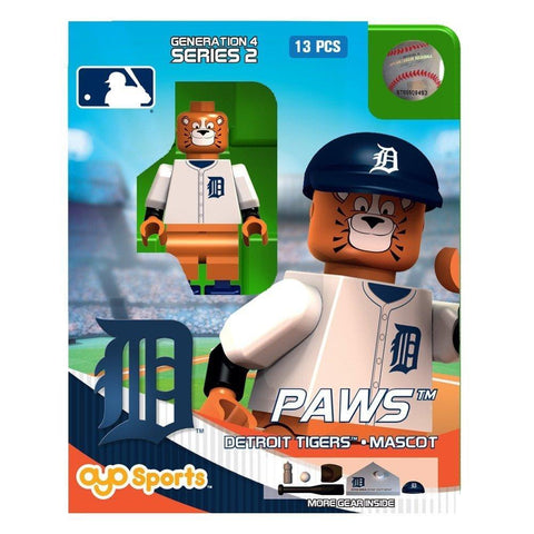 OYO MLB Generation 4 Limited Edition Mascot Minifigure Detroit Tigers - Paws