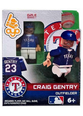 OYO Baseball MLB Generation 2 Building Brick Minifigure Craig Gentry [Texas Rangers]