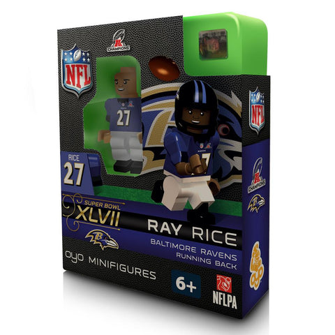 OYO NFL Baltimore Ravens Ray Rice AFC Champions Figure