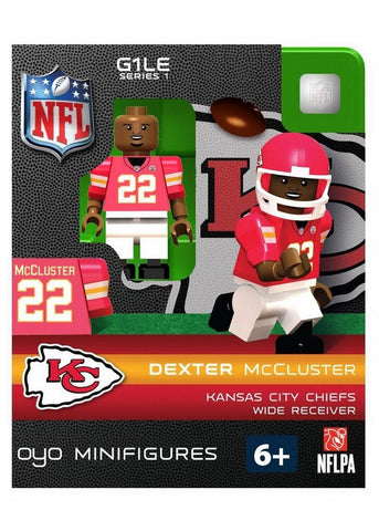 Dexter McCluster NFL Kansas City Chiefs Building Block Toy Figurine