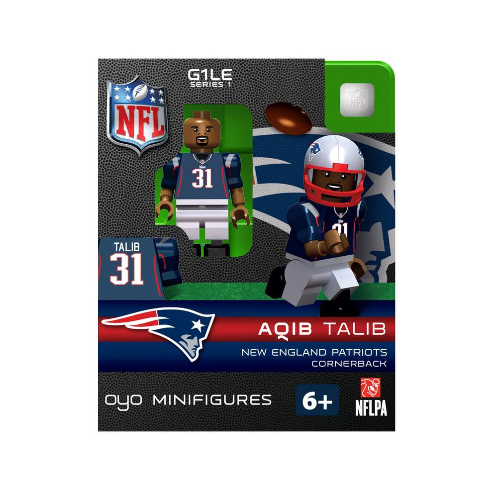 OYO NFL Figure - New England Patriots Aqib Talib