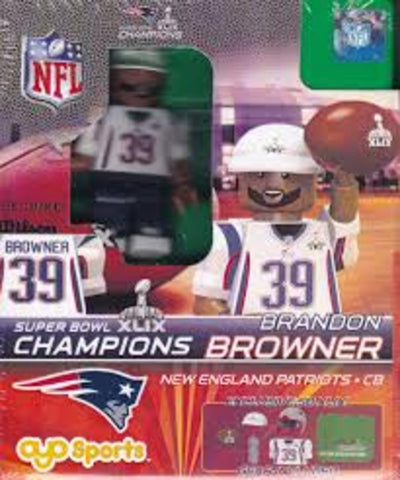 OYO Super Bowl 49 Champions New England Patriots Brandon Browner Limited Edition Minifigure