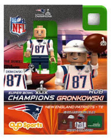 OYO Super Bowl 49 Champions New England Patriots Rob Gronkowski Limited Edition Minifigure