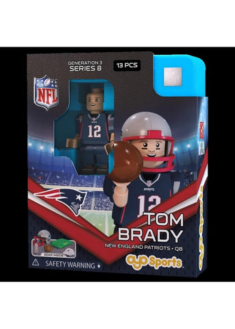 OYO NFL Generation 3 Limit Edition minifigures New England Patriots Tom Brady