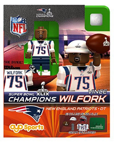 OYO Super Bowl 49 Champions New England Patriots Vince Wilfork Limited Edition Minifigure