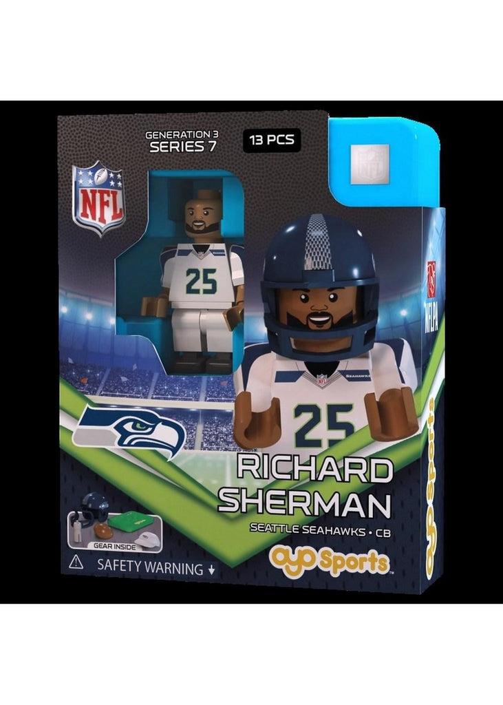 OYO NFL Generation 3 Limit Edition minifigures Seattle Seahawks Richard Sherman