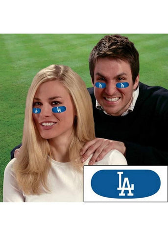 Party Animal Stick-On Eye Black Strips - MLB Los Angeles Dodgers